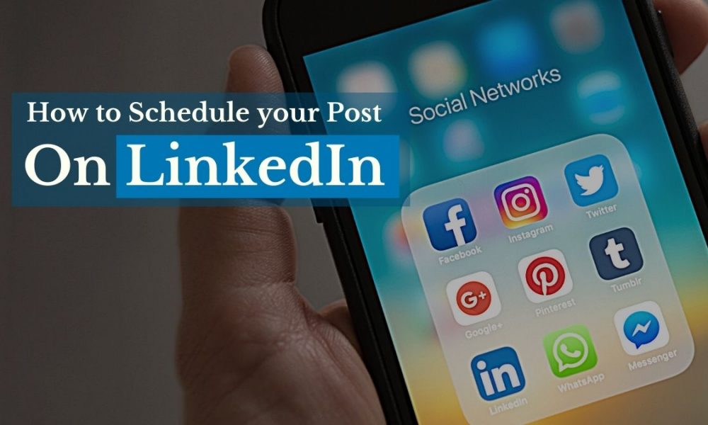 How to Schedule your Post on LinkedIn