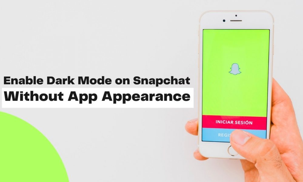 How to Enable Dark Mode on Snapchat without App Appearance